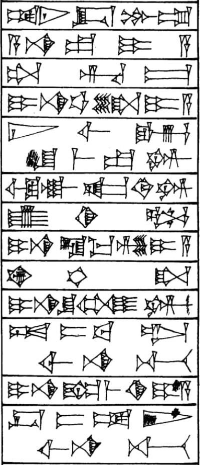 Prologue ¶  - Cuneiform - Law Code of Hammurabi