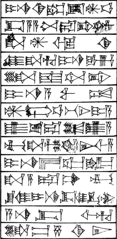 Prologue ¶  - Cuneiform - Law Code of Hammurabi