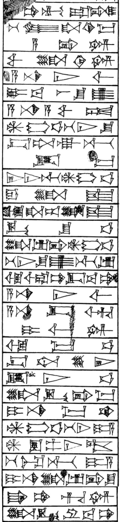 Prologue ¶  - Cuneiform - Law Code of Hammurabi