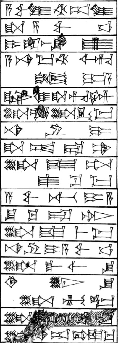 Epilogue Part 1 - Cuneiform - Law Code of Hammurabi