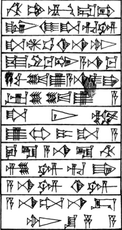 Prologue ¶  - Cuneiform - Law Code of Hammurabi