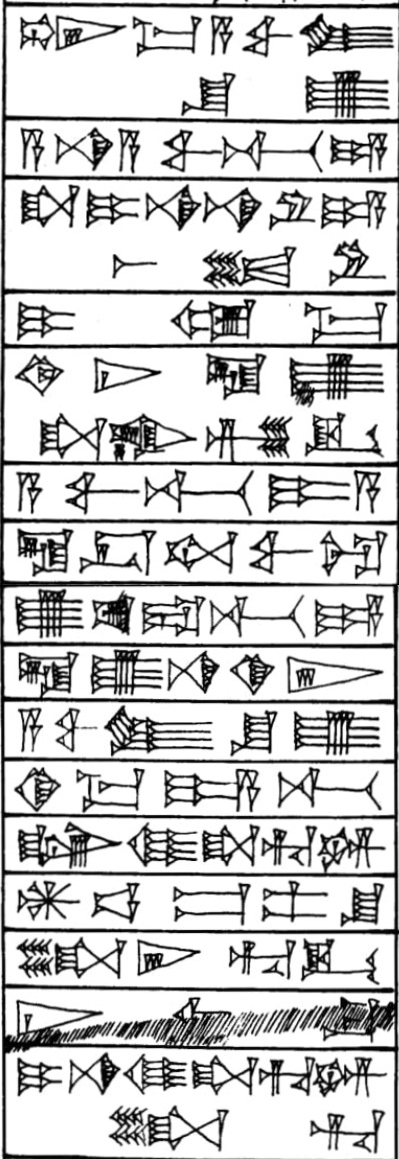 Prologue ¶  - Cuneiform - Law Code of Hammurabi