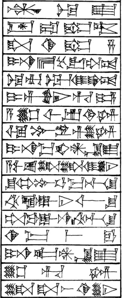 Epilogue Part 1 - Cuneiform - Law Code of Hammurabi