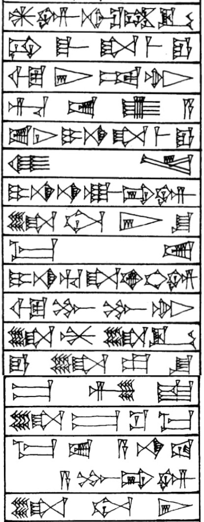 Epilogue Part 1 - Cuneiform - Law Code of Hammurabi