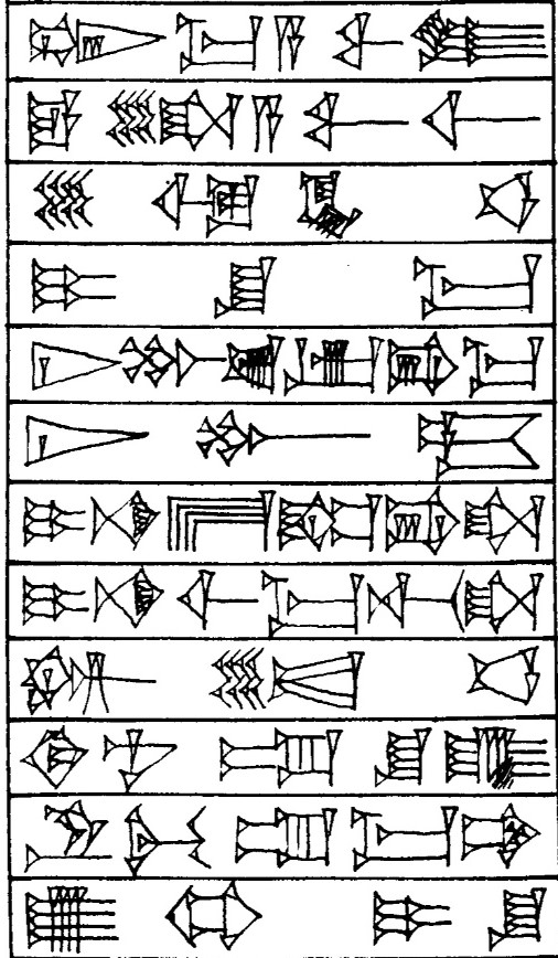 Law § 115 - Cuneiform - Law Code of Hammurabi