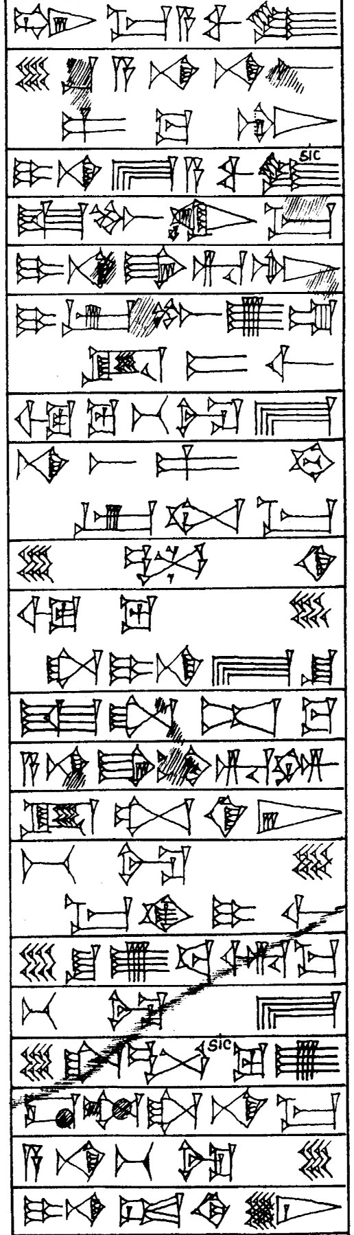 Law § 120 - Cuneiform - Law Code of Hammurabi