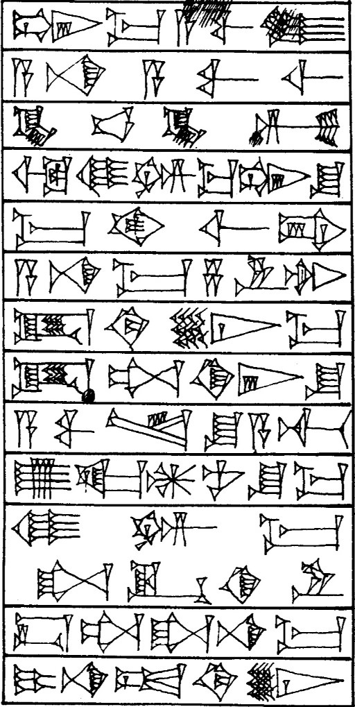 Law § 124 - Cuneiform - Law Code of Hammurabi