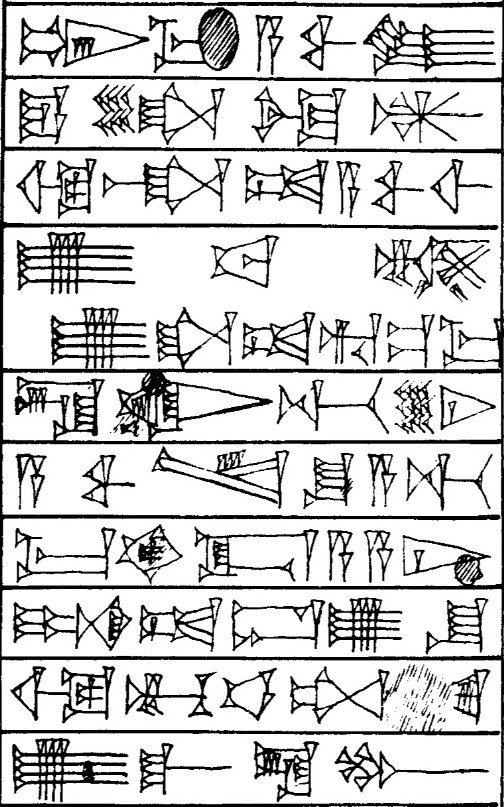 Law § 127 - Cuneiform - Law Code of Hammurabi