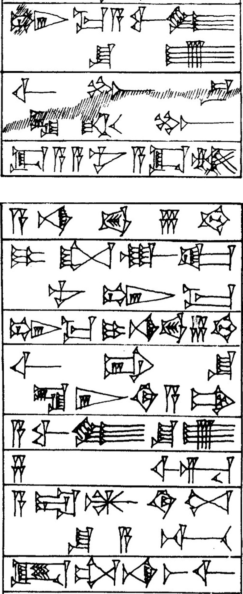 Law § 13 - Cuneiform - Law Code of Hammurabi