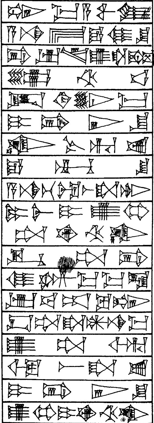 Law § 161 - Cuneiform - Law Code of Hammurabi