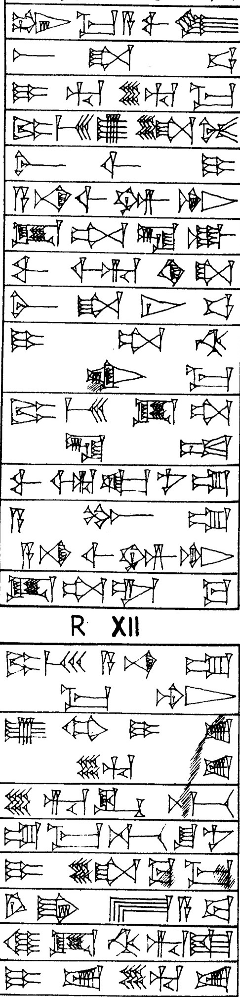 Law § 167 - Cuneiform - Law Code of Hammurabi