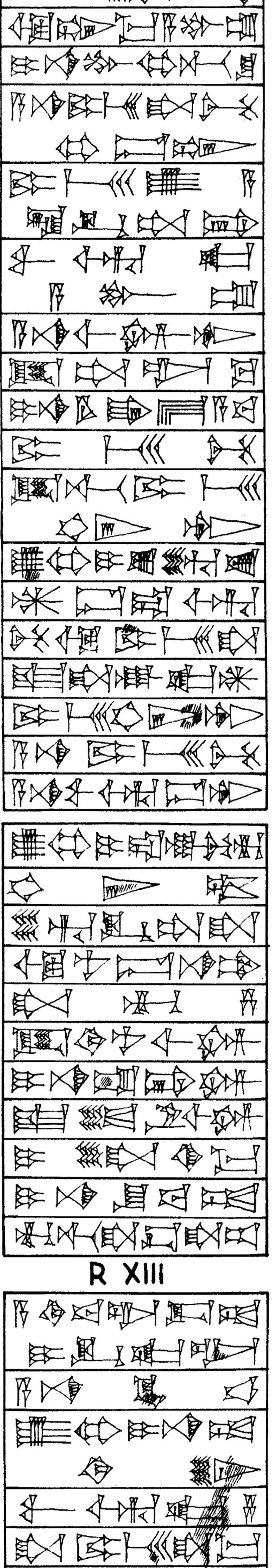 Law § 171 - Cuneiform - Law Code of Hammurabi