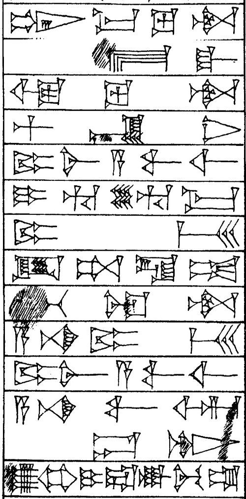 Law § 175 - Cuneiform - Law Code of Hammurabi