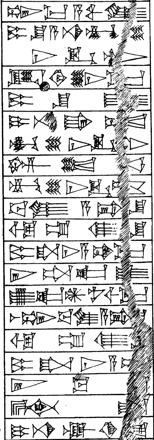 Law § 194 - Cuneiform - Law Code of Hammurabi
