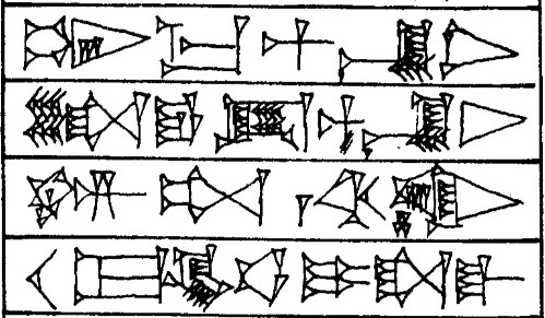 Law § 204 - Cuneiform - Law Code of Hammurabi