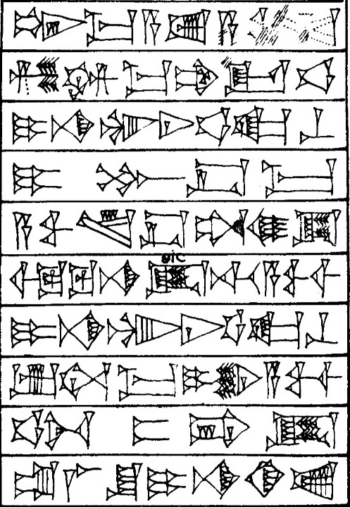 Law § 218 - Cuneiform - Law Code of Hammurabi