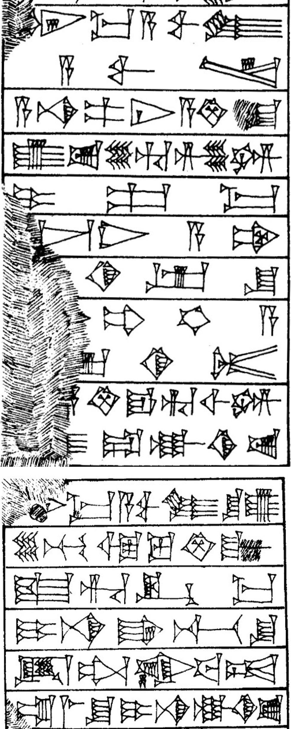 Law § 253 - Cuneiform - Law Code of Hammurabi