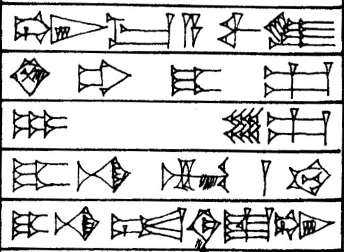 Law § 258 - Cuneiform - Law Code of Hammurabi