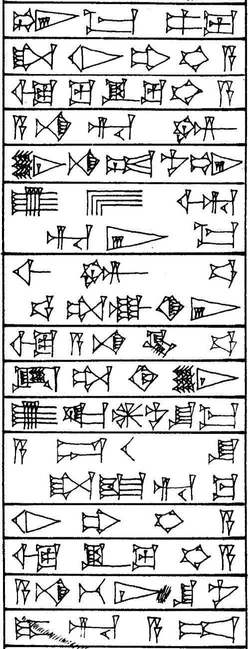 Law § 265 - Cuneiform - Law Code of Hammurabi