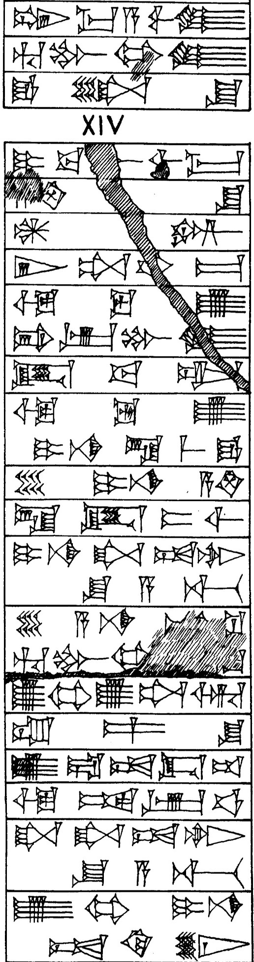 Law § 48 - Cuneiform - Law Code of Hammurabi