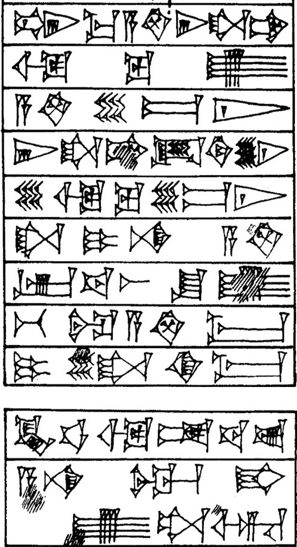 Law § 50 - Cuneiform - Law Code of Hammurabi