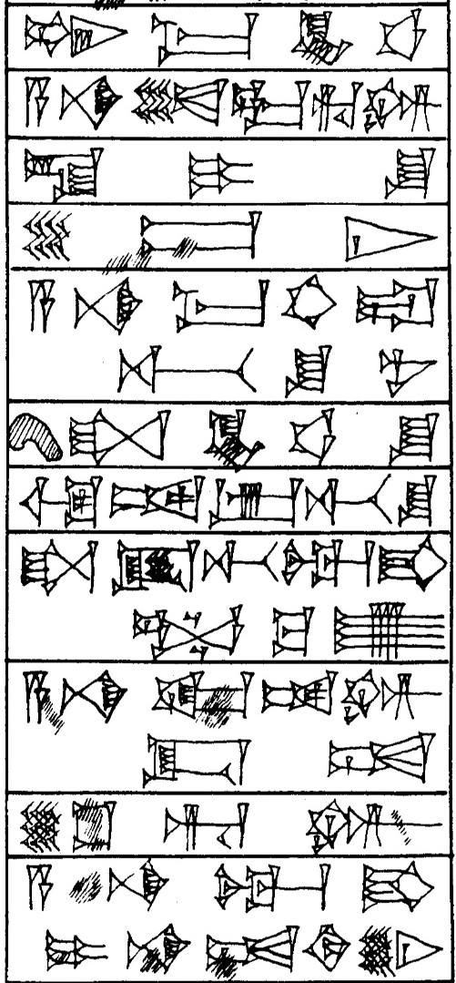 Law § 51 - Cuneiform - Law Code of Hammurabi