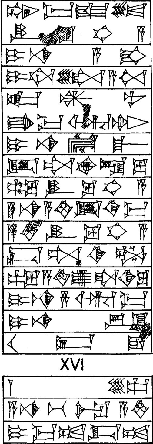 Law § 58 - Cuneiform - Law Code of Hammurabi