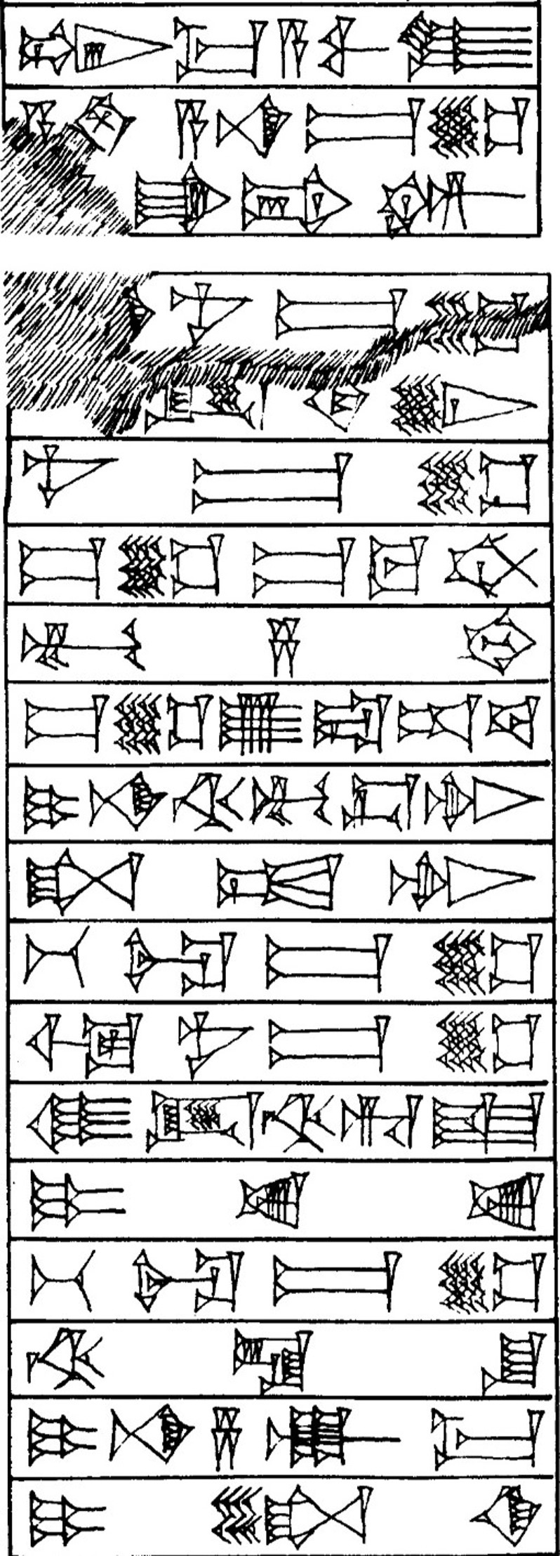 Law § 60 - Cuneiform - Law Code of Hammurabi