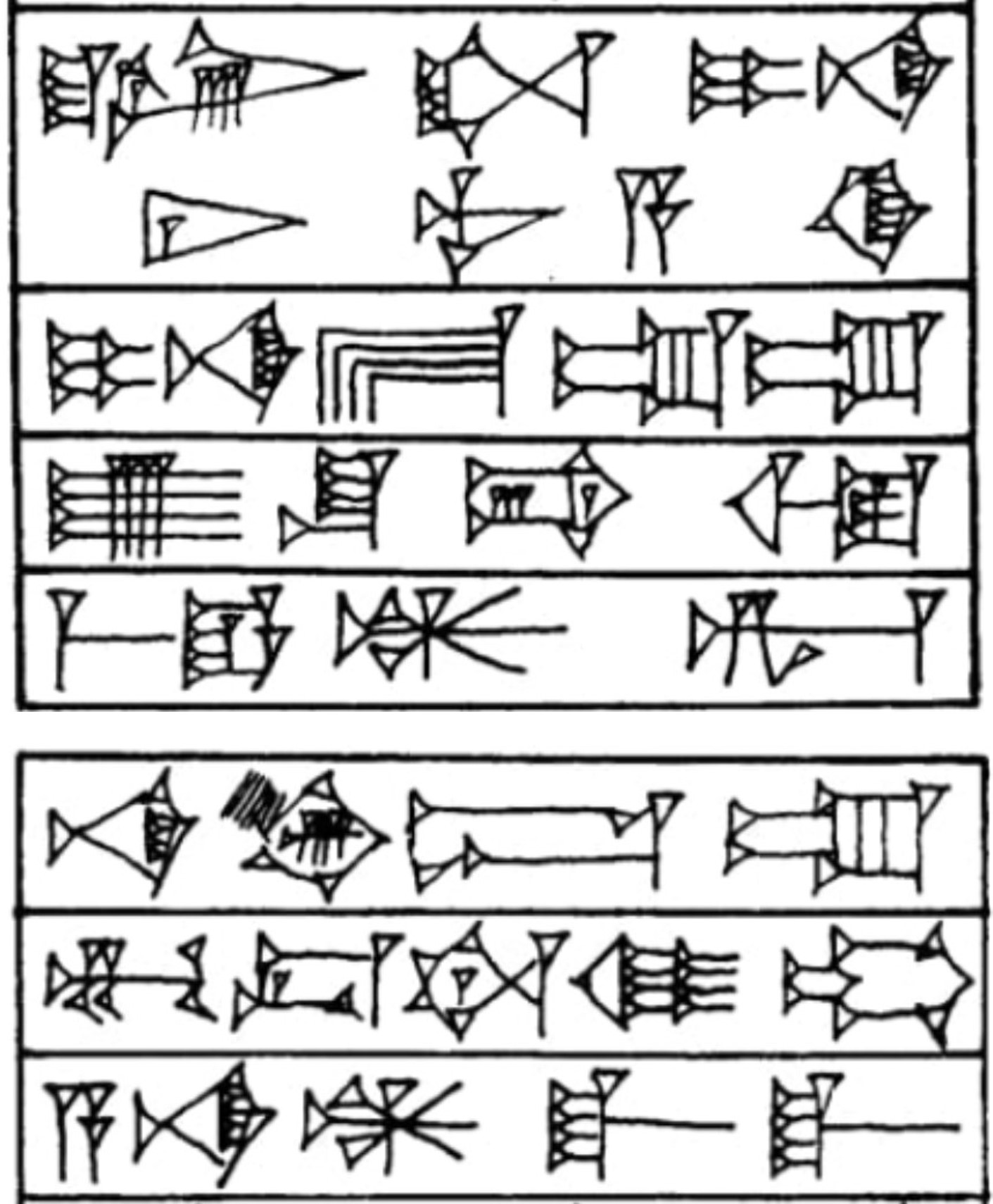 Prologue ¶ 1 - Cuneiform - Law Code of Hammurabi